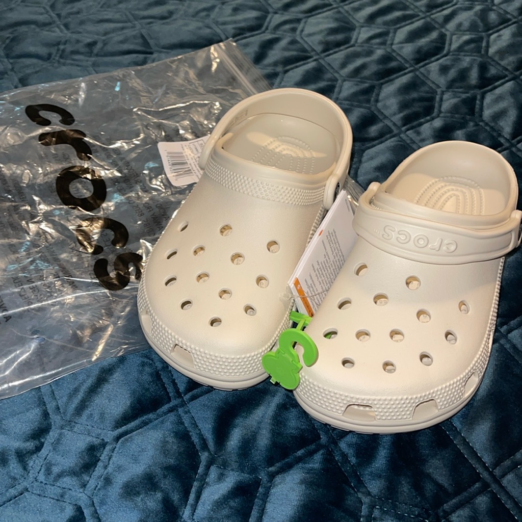 Bone Unisex Crocs